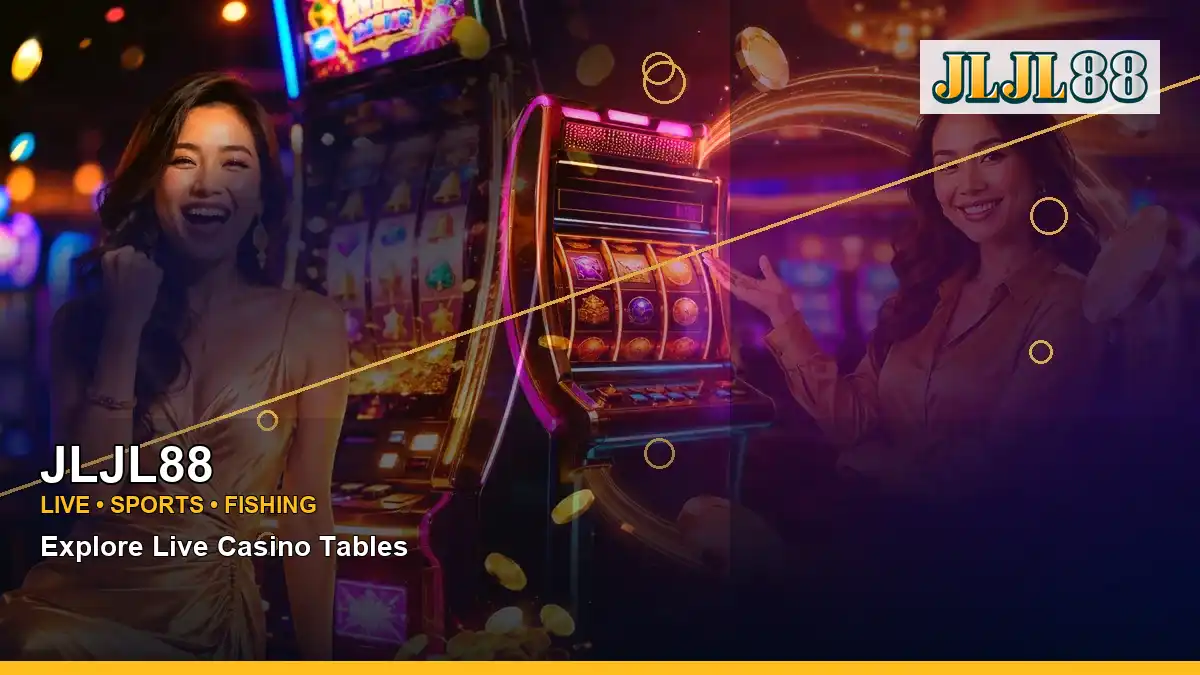 JLJL88 high-energy lounge VIP casino rewards in a left close-up layout for Philippine players