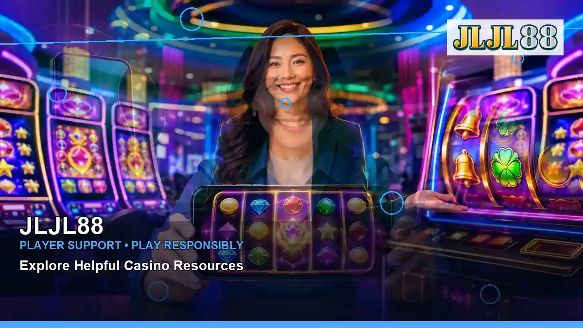 JLJL88 centered mobile casino app highlighting mobile-friendly casino play